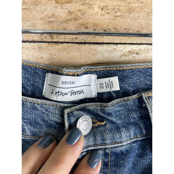 & Other Stories Stockholm Atelier Straight Leg Jeans Sz 28 - Picture 6 of 6